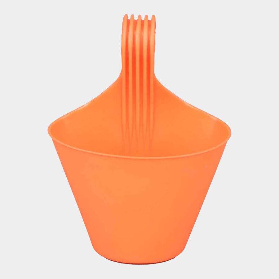 Orange Plastic Planter, , large image number null