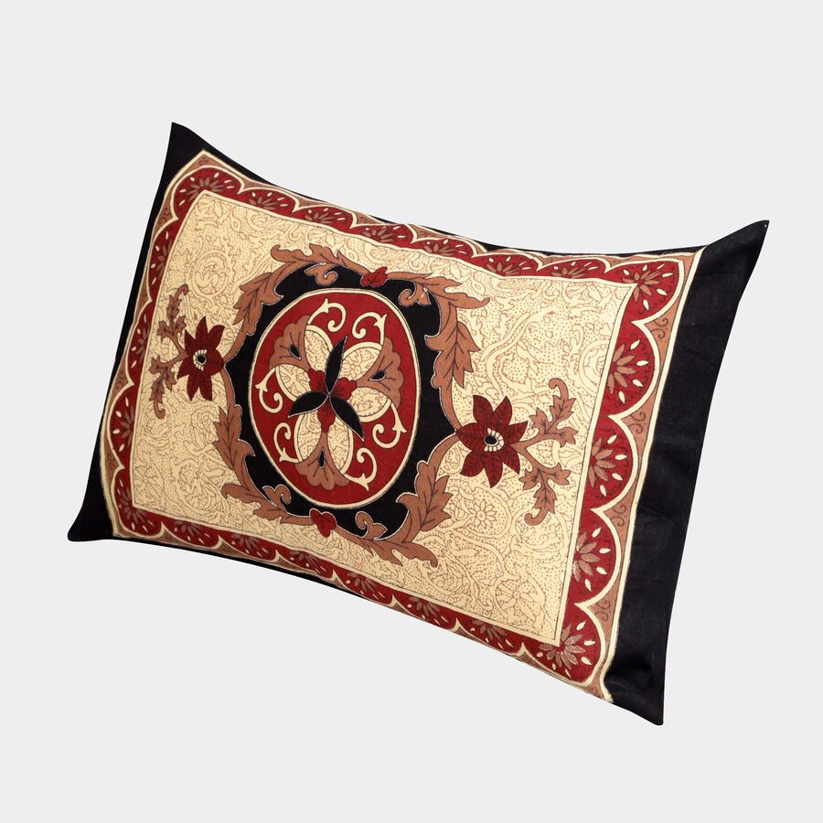Multicolour Cotton Pillow Cover, , large image number null