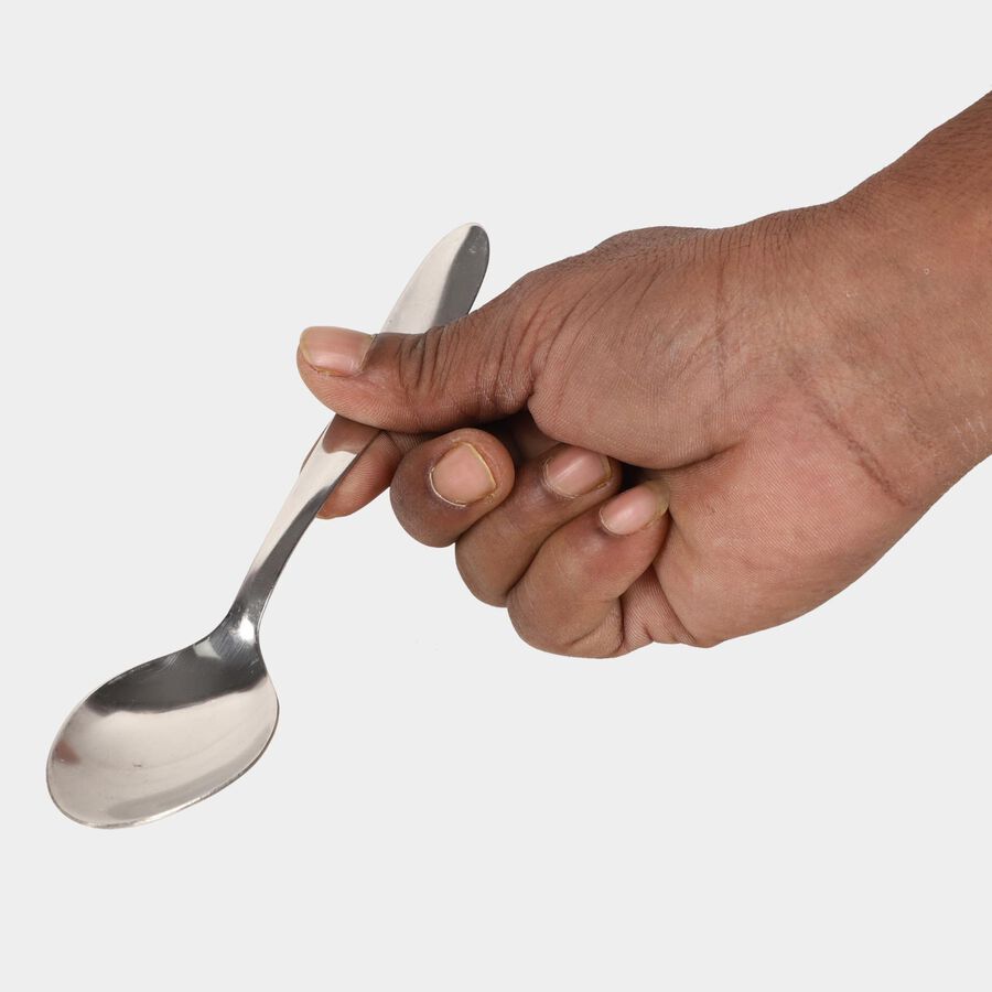 Steel Baby Spoon, Set of 4, , large image number null