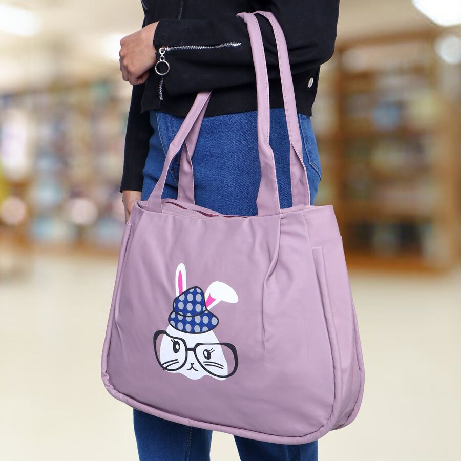 Mauve Polyurethane Bag, , large image number null