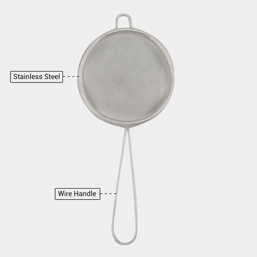 Stainless Steel Tea Strainer With Wire Handle, , large image number null