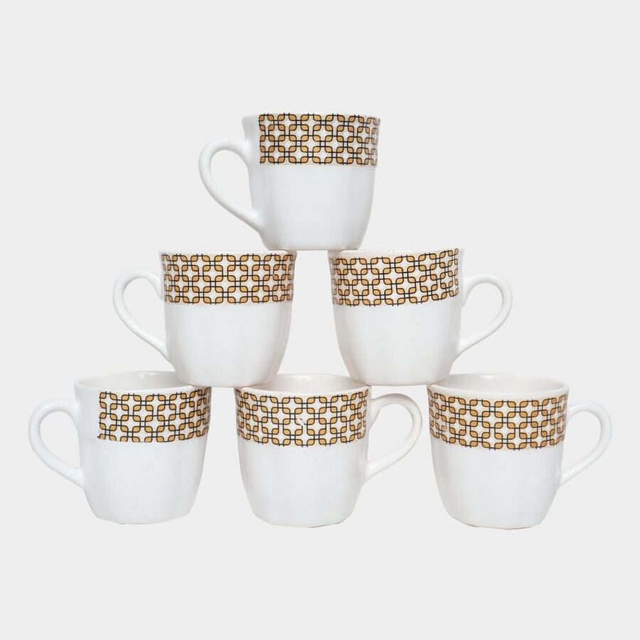 120 ml Stoneware Mug, Set of 6, , large image number null