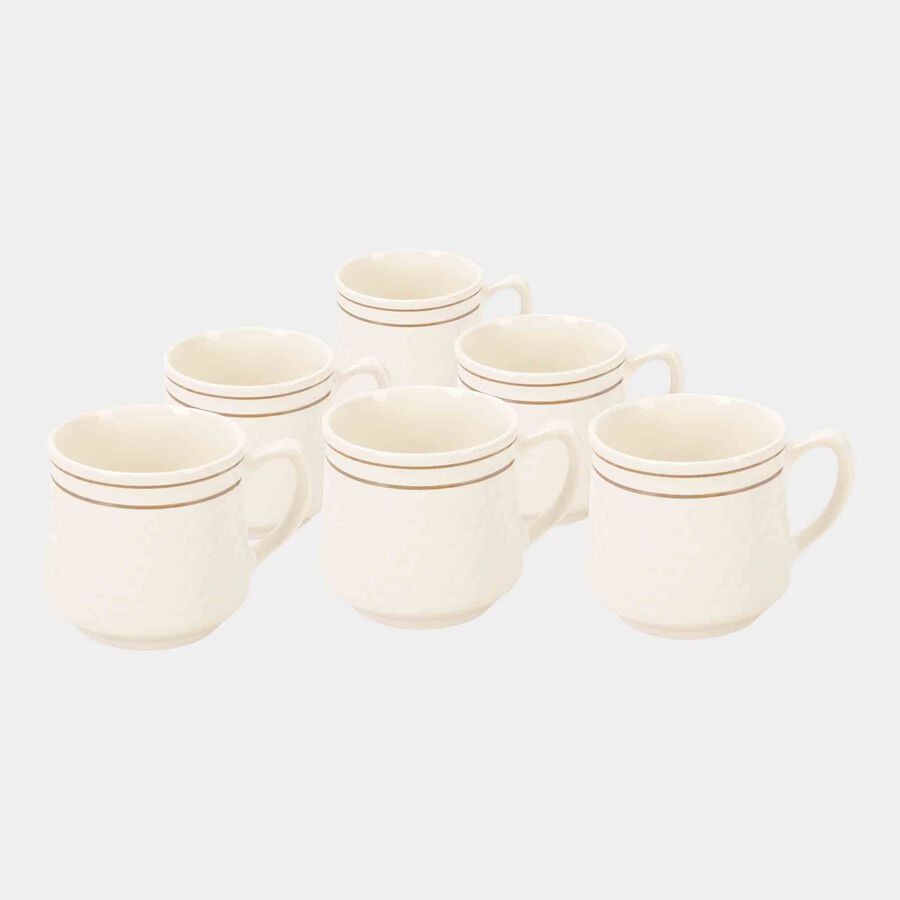120 ml Stoneware Cup, Set of 6, , large image number null