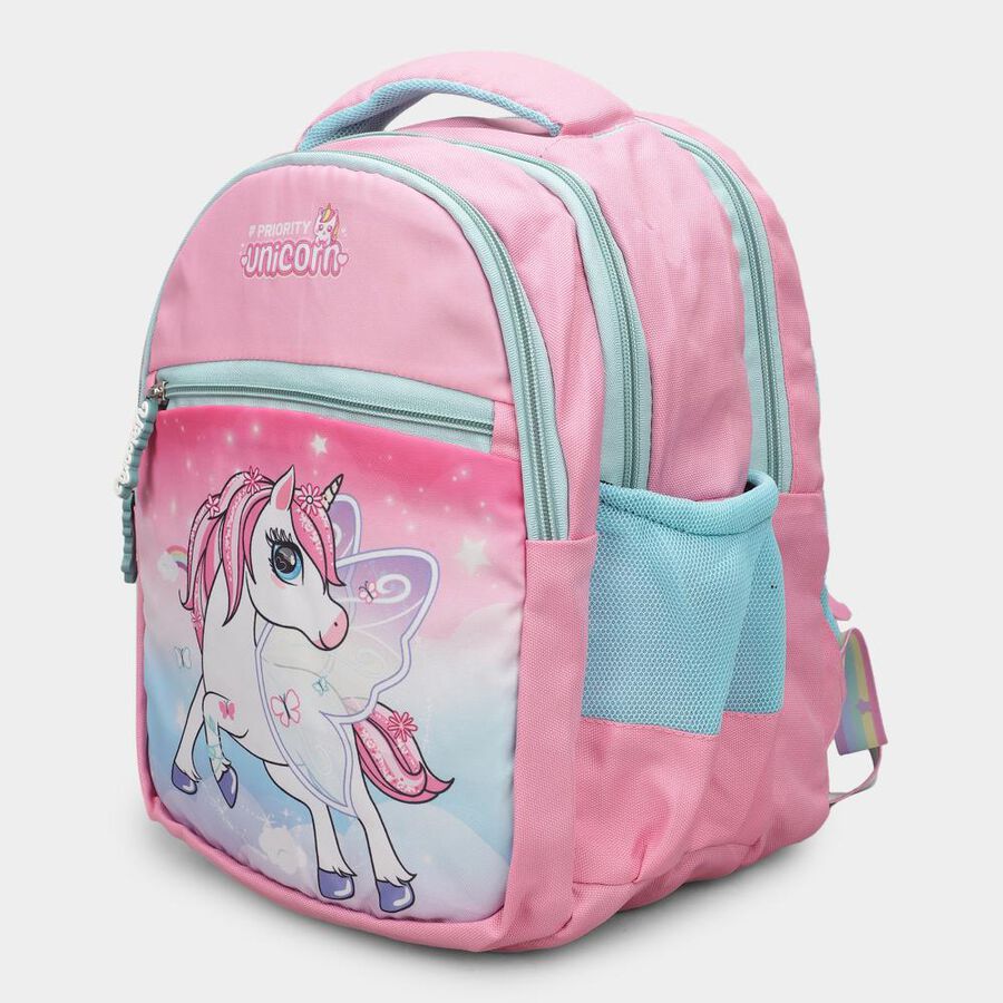 Unicorn Kid's Light Pink Fabric Bag, , large image number null