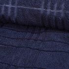 210 GSM Navy Blue Microfiber Bath Towel, , small image number null