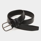 Men's Black Polyurethane Casual Belt, , small image number null
