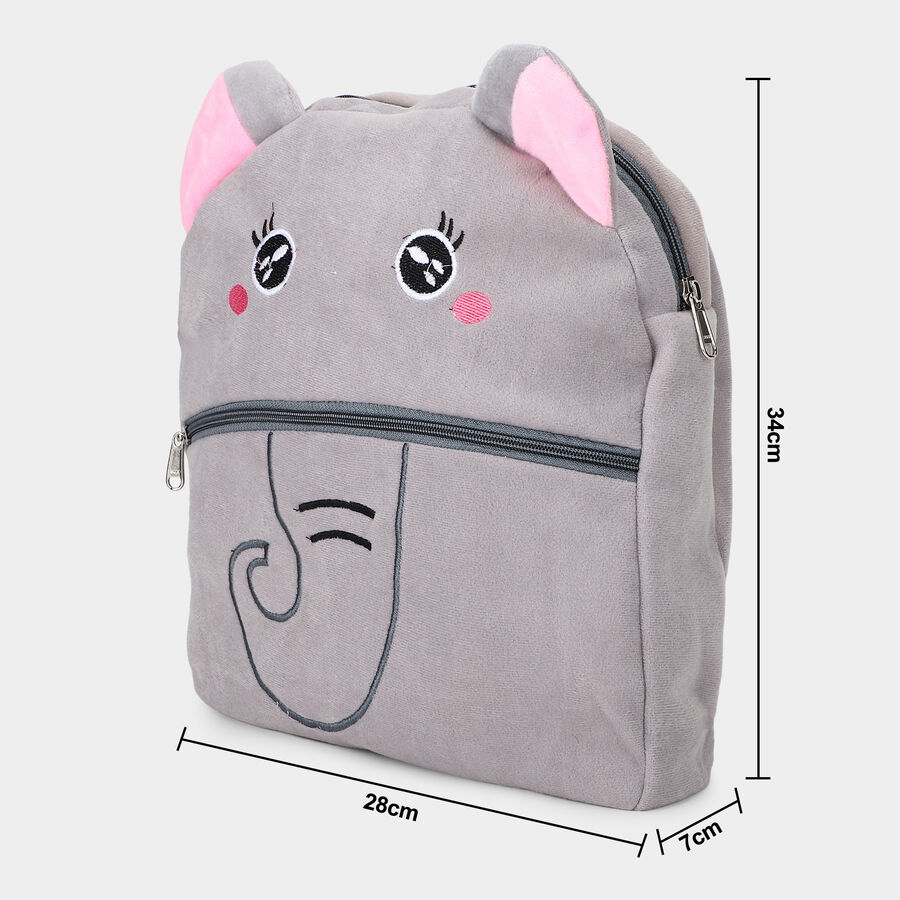 Kid's Soft Plush Elephant Backpack, , large