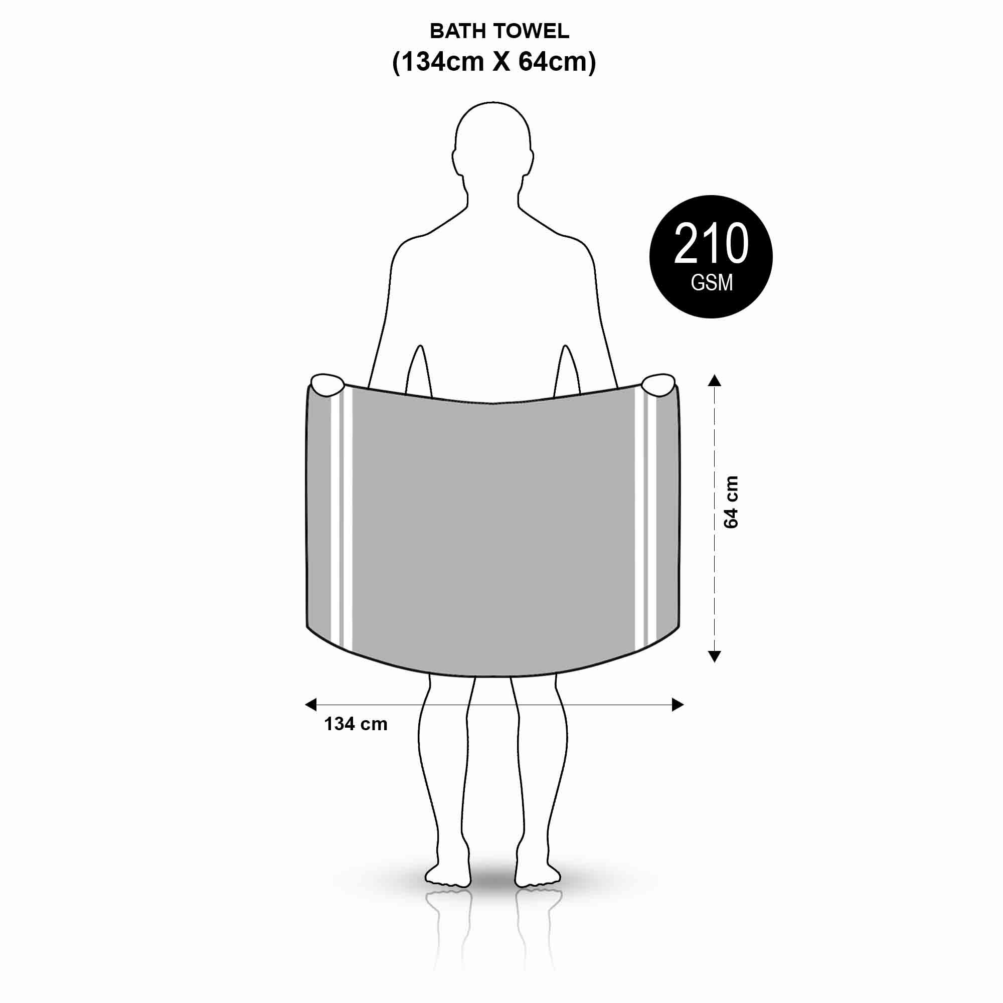 Normal towel store dimensions