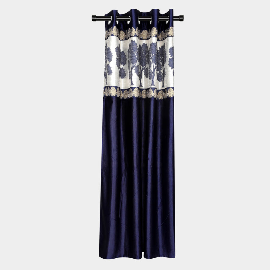5ft. Blue Window Curtain, , large image number null
