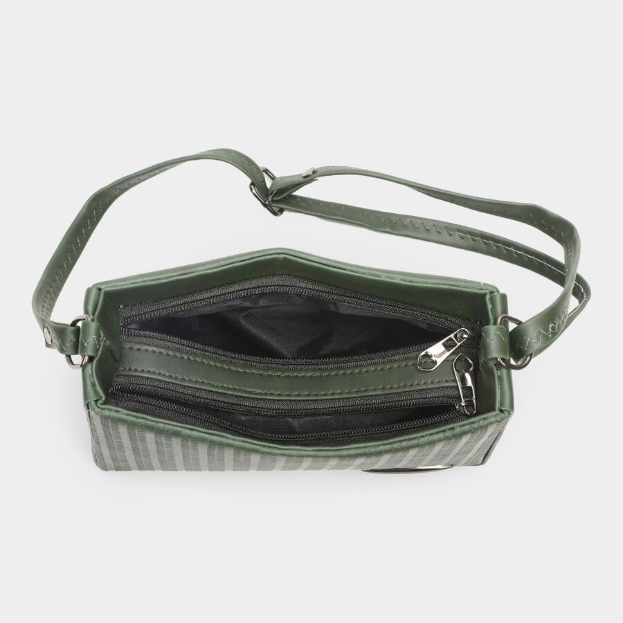 Green Women's Sling Bag, , large image number null