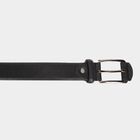 Men's Black Polyurethane Casual Belt, , small image number null