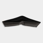 Men's Black Polyurethane Wallet, , small