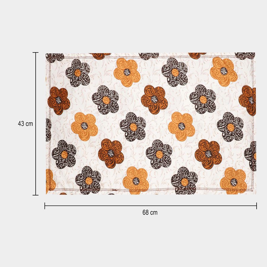 125 GSM Multicolour  Microfiber Double Bedsheet, , large image number null