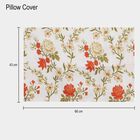 White Floral Printed Double Bedsheet, , small image number null