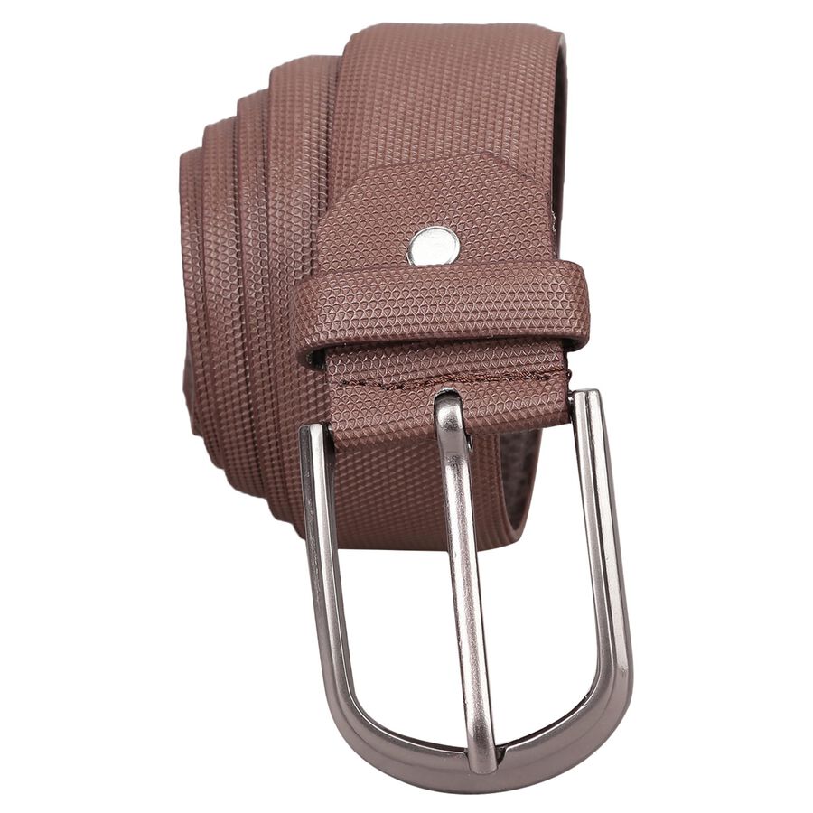 Men's Brown Polyurethane Casual Belt, , large image number null