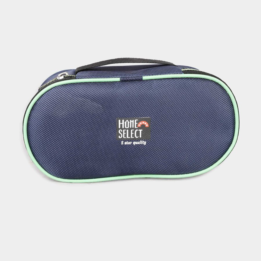 Steel Lunch Box, 3 Containers and 1 Bag, , large image number null