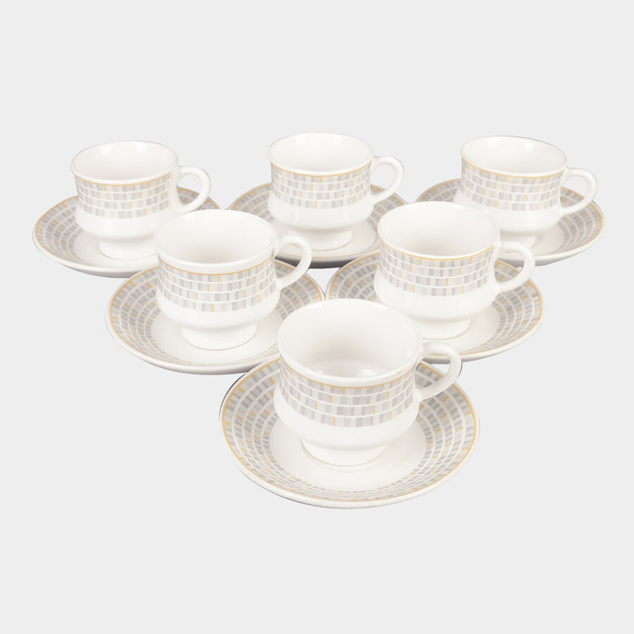 150 ml Stoneware Cup & Saucer Set, , large image number null