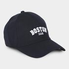 Men's Dark Blue Fabric Cap, , small
