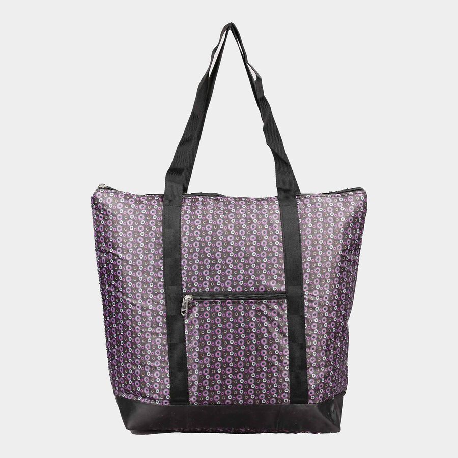 Brown Fabric-Polyester Bag, , large image number null