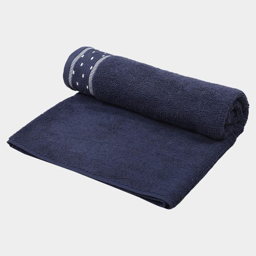 450 GSM Navy Blue Cotton Bath Towel, , large image number null
