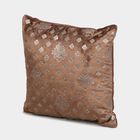 Brown Foil Printed Cushion, , small