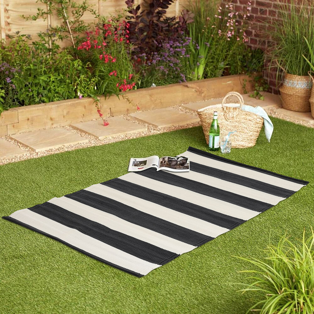 Home Beautiful                         Black PVC Floor Mat