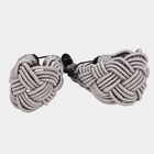 Grey Microfiber Tieback Rope, , small image number null