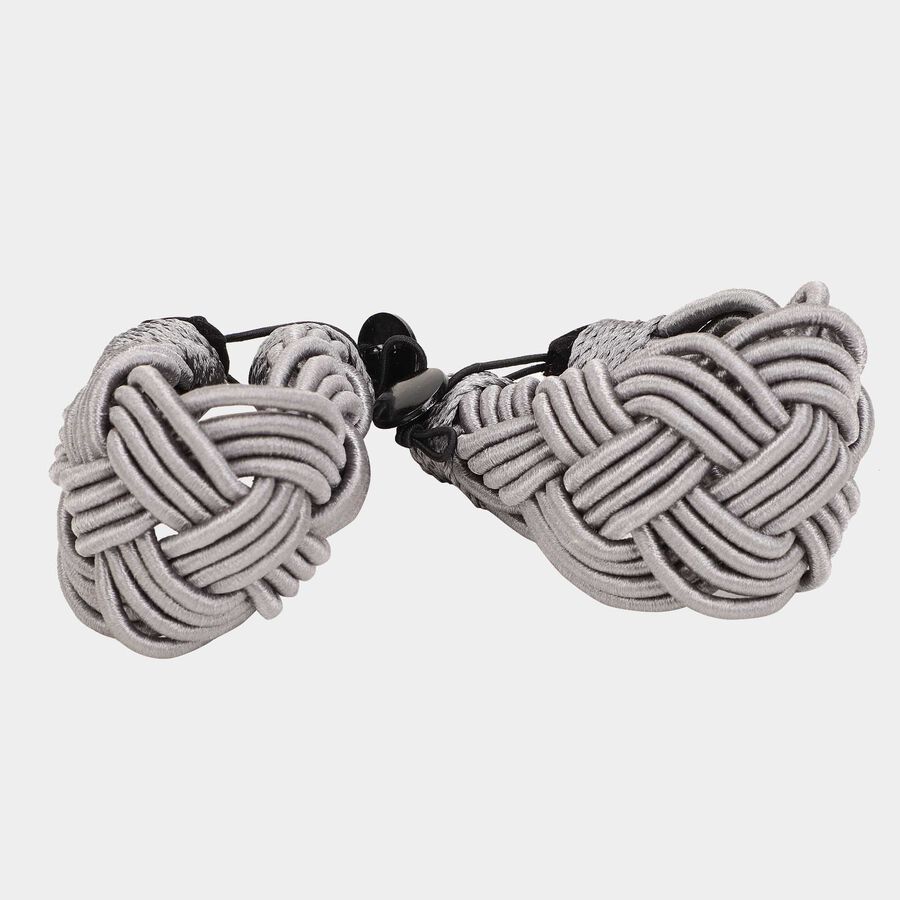 Grey Microfiber Tieback Rope, , large image number null