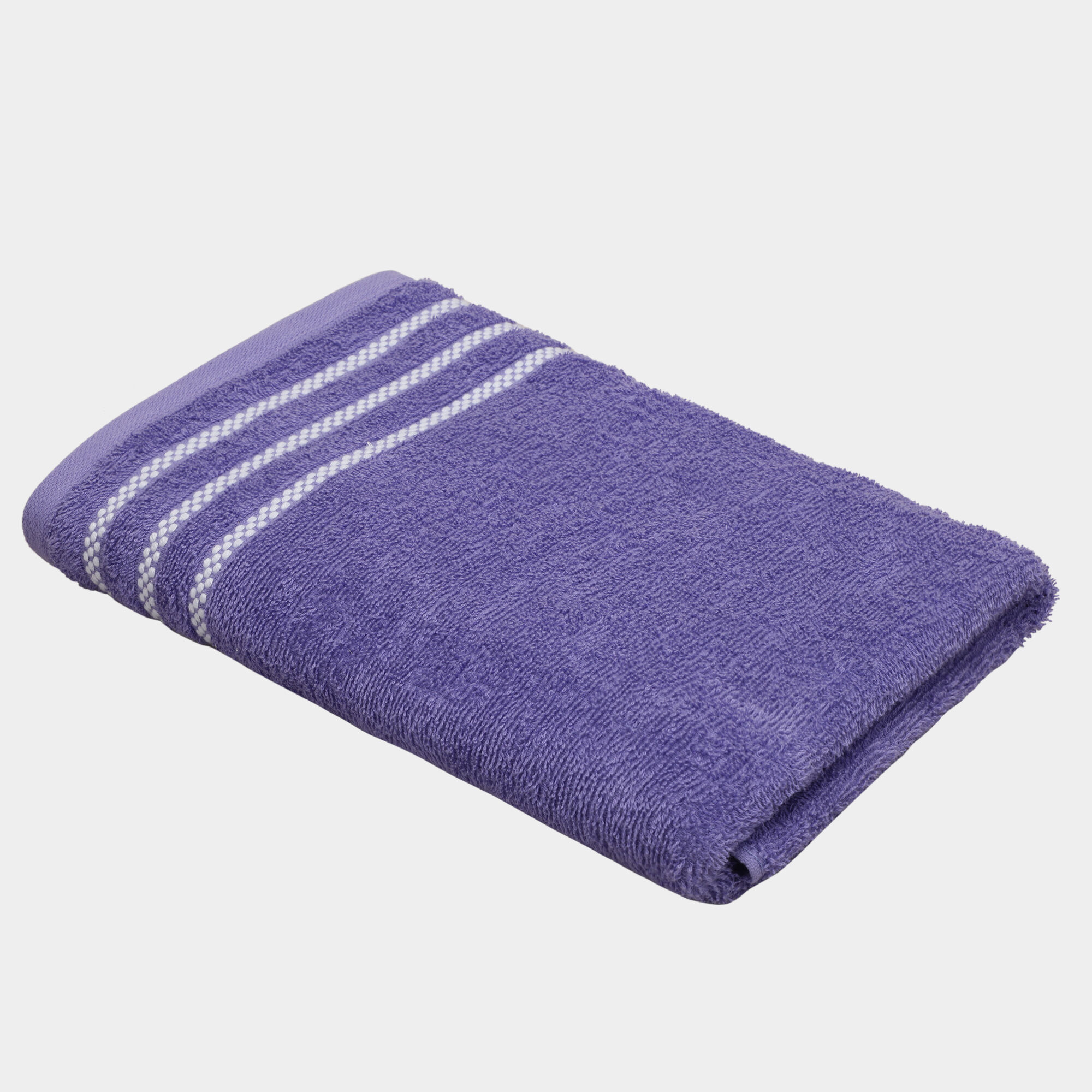 Home Beautiful                         250 GSM Lilac Cotton Bath Towel