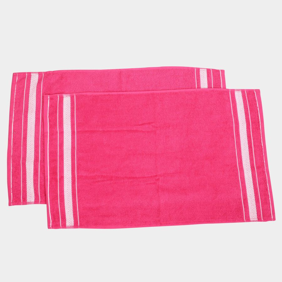 380 GSM Pink Cotton Hand Towel, , large