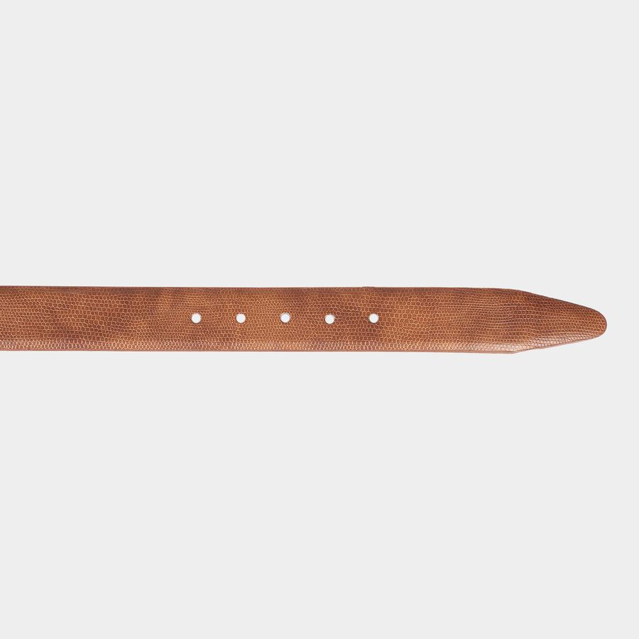 Men's Tan Polyurethane Casual Belt, , large image number null