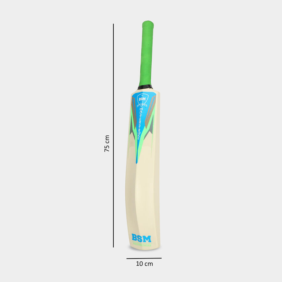 kid's Beige Polymide Cricket Bat, , large