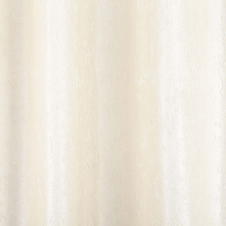 7ft. Cream Microfiber Door Curtain, , large image number null