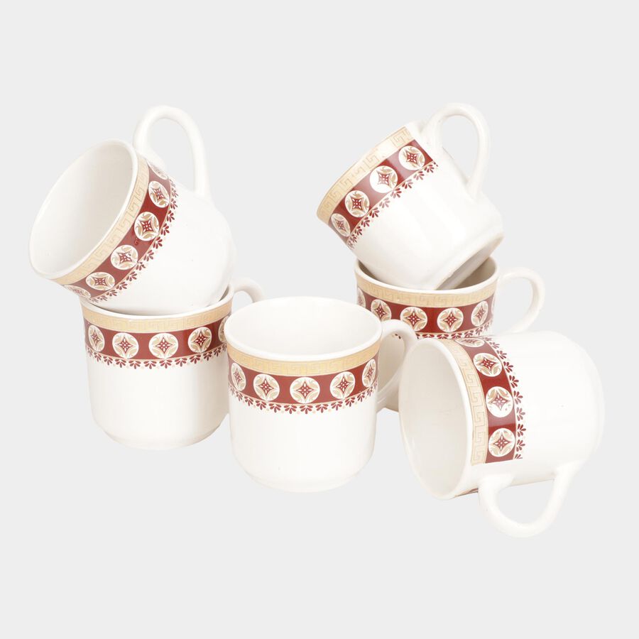 100ml Stoneware Cup, Set of 6, , large