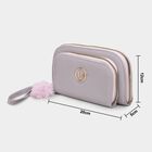 Women's Grey Polyurethane Handbag, , small image number null