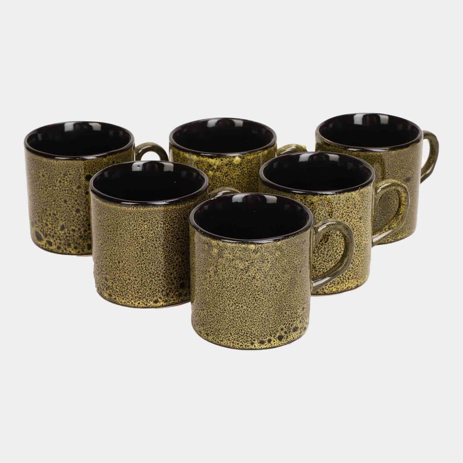 120 ml Stoneware Mug, Set of 6, , large image number null