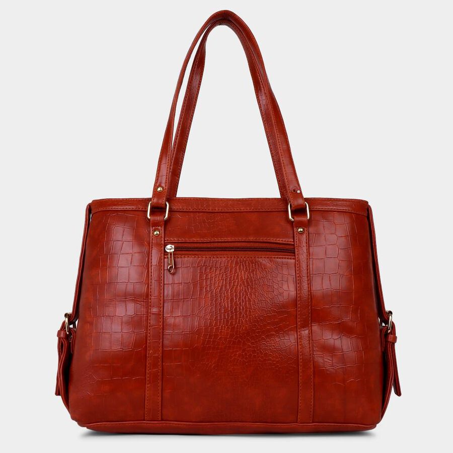 Women's Tan Polyurethane Hand Bag, , large image number null