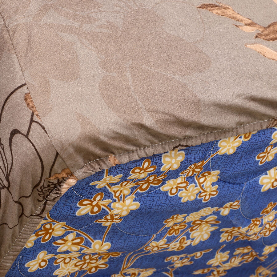 120 GSM Brown Microfiber Double Bedsheet, , large image number null