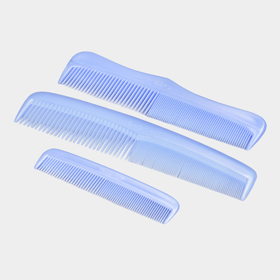 Plastic Hair Comb - Set Of 3