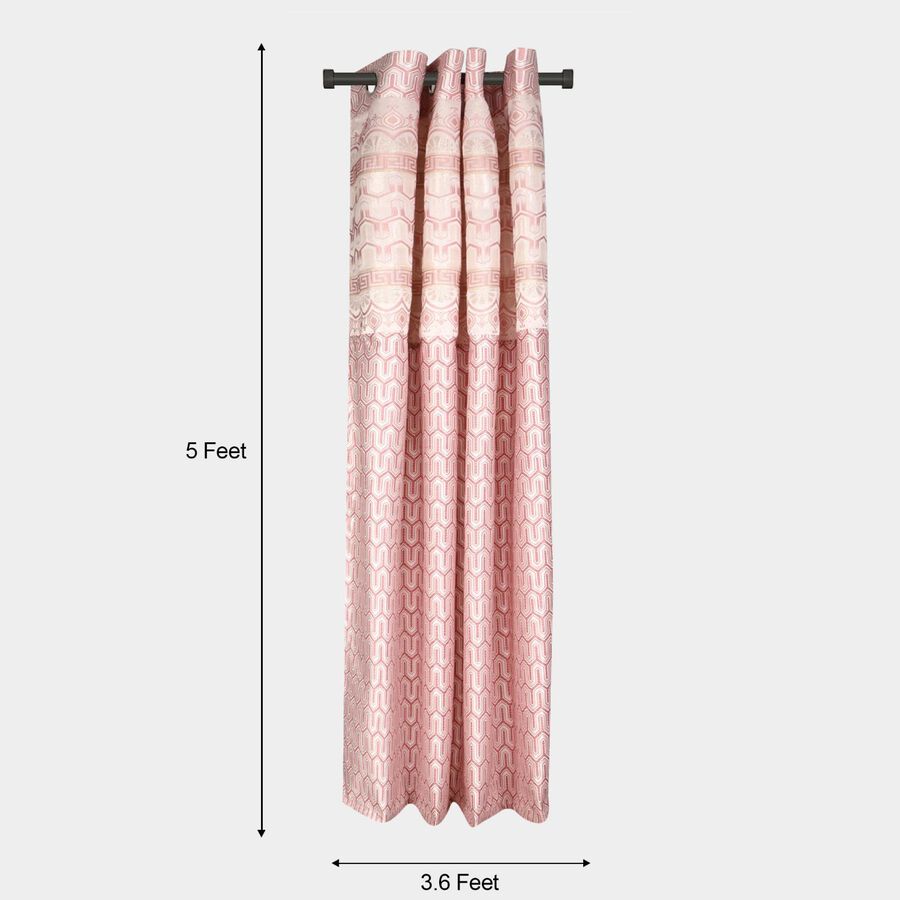 5ft. Pink Window Curtain, , large image number null