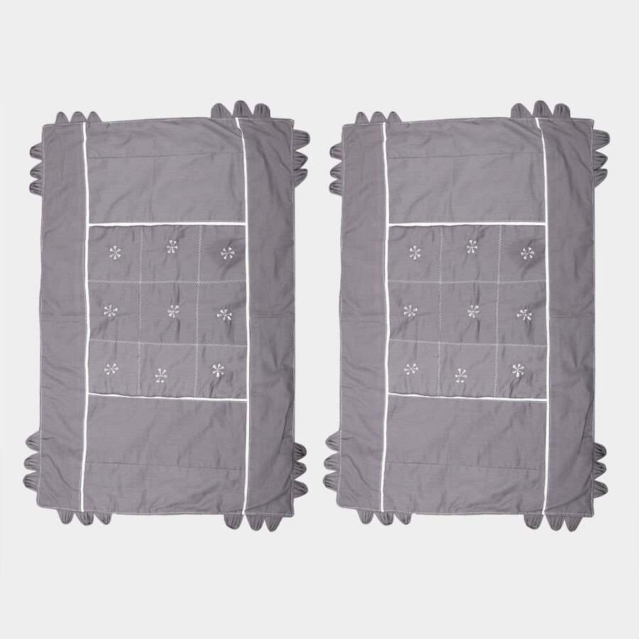 Solid Cotton Pillow Cover, Set of 2, , large image number null