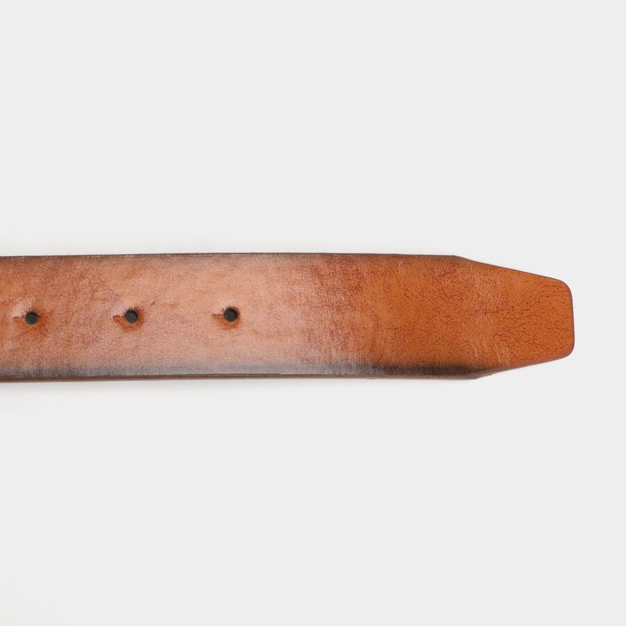 Men's Tan Polyurethane Formal Belt, , large image number null