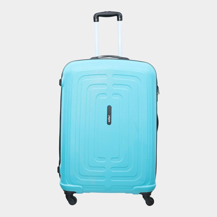 4-Wheel Cyan PVC Matee Hard Case Trolley, Large, , large image number null