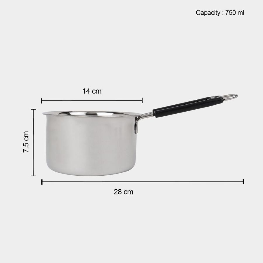 750 ml Stainless Steel Saucepan, , large image number null