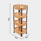 4 Tier Plastic Multipurpose Rack, , small image number null