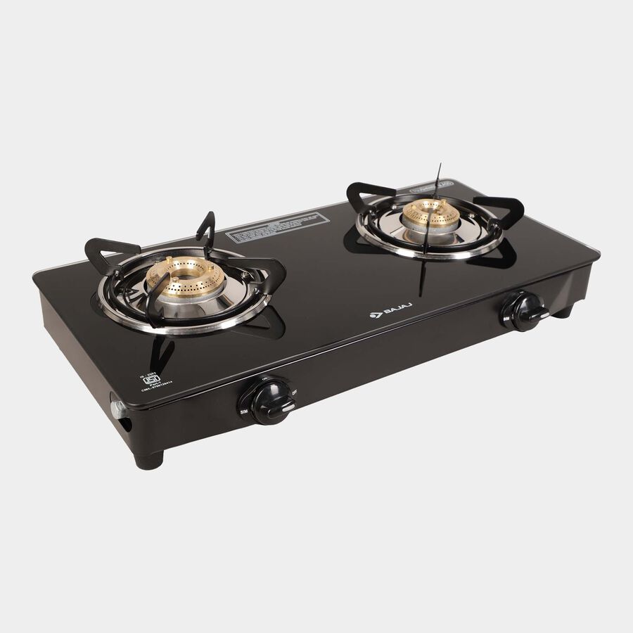 Glass Top 2 Burner Gas Stove, , large image number null