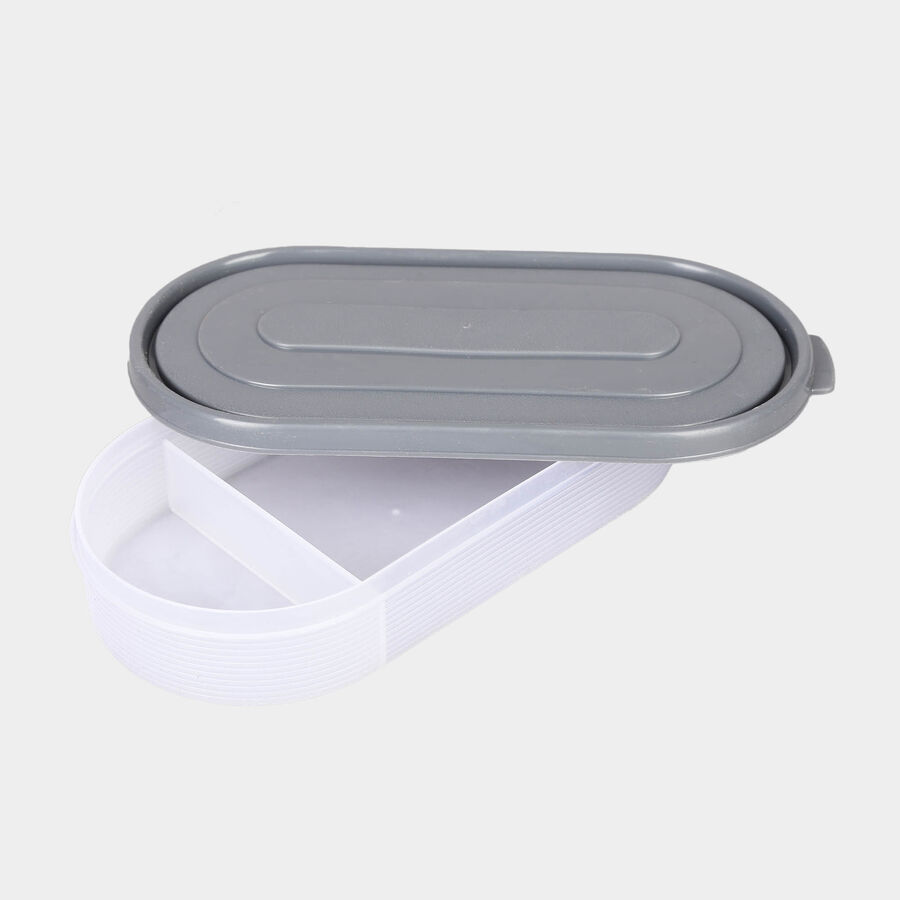 Steel Lunch Box, 3 Containers and 1 Bag, , large image number null