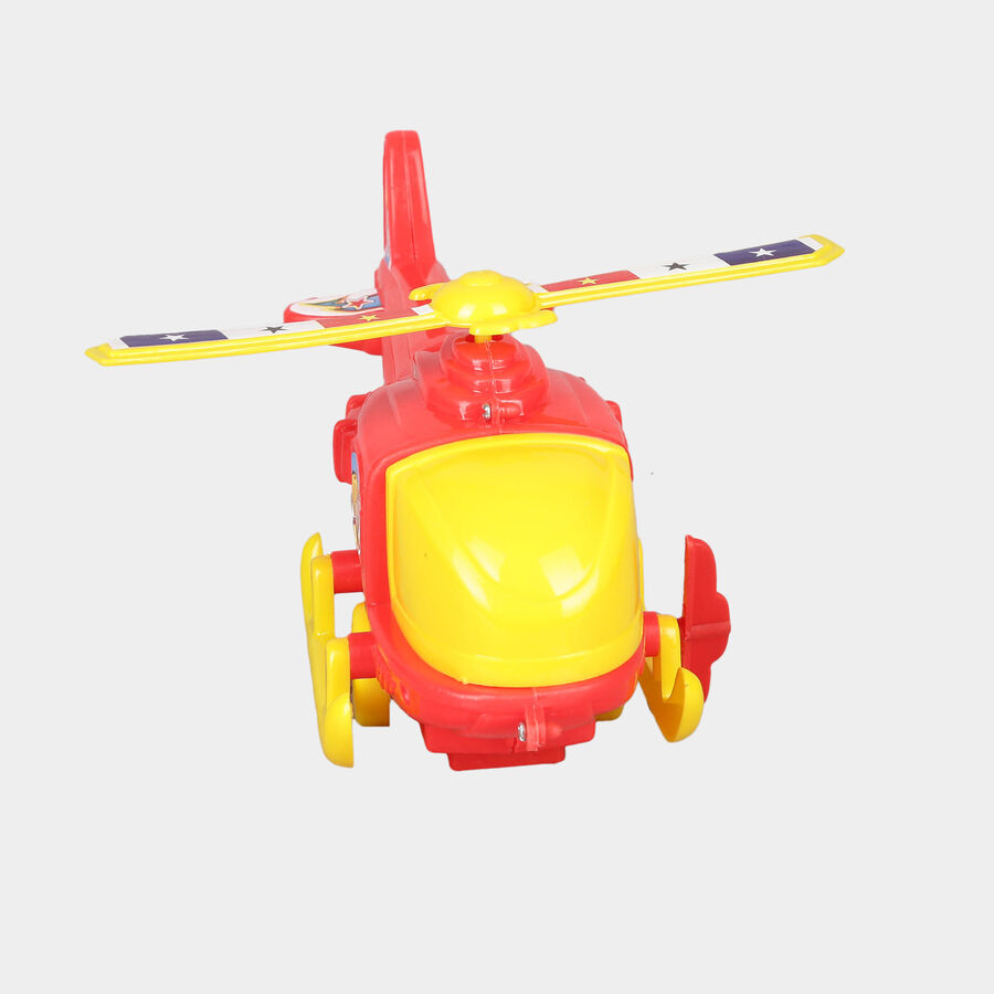 Plastic Helicopter Friction Plane , , large image number null
