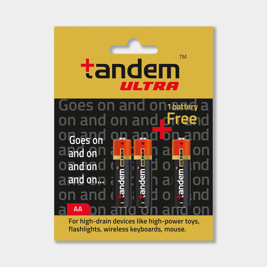 AA2+1 Alkaline Batteries, , large image number null