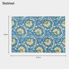 Blue Microfiber Single Bedsheet, , small image number null